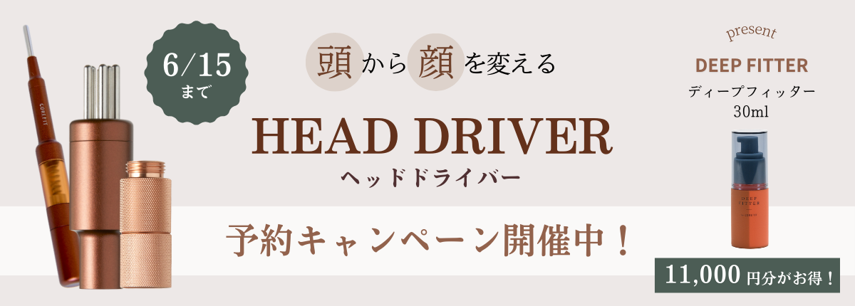 HEAD DRIVER – 頭・首・肩 専用 Face-Pointer – CoreFit